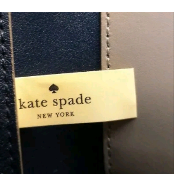 SOLD Kate Spade Magnolia Street Mina taupe leather crossbody satchel purse - Picture 13 of 14